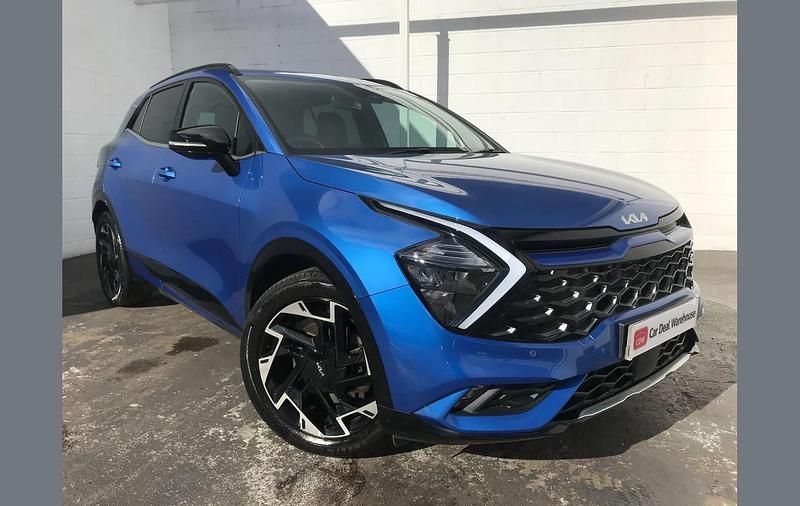 Blue Used 2022 Kia Sportage GT-Line SUV | £21,599 (Fair price) - Image 1/4