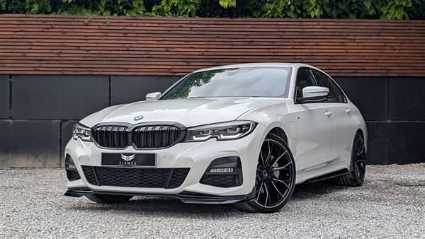 White Used 2021 BMW 320 M Sport Sedan | £21,990 (Good price) - Image 1/4