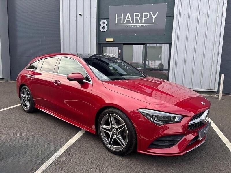 Red Used 2022 Mercedes CLA180 Shooting Brake AMG line Estate | £21,500 (Fair price) - Image 1/4