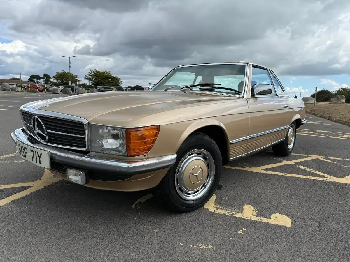 Used Mercedes SL280 1983 Gold Cabriolet