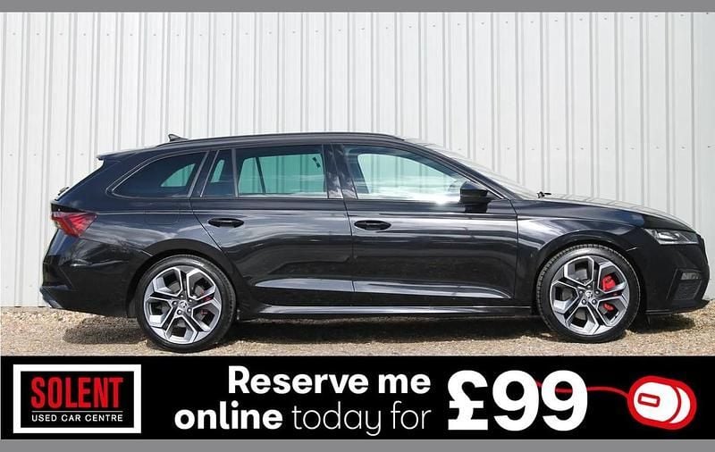 Used Skoda Octavia vRS 245 HP (180 kW) 2022 Black Estate
