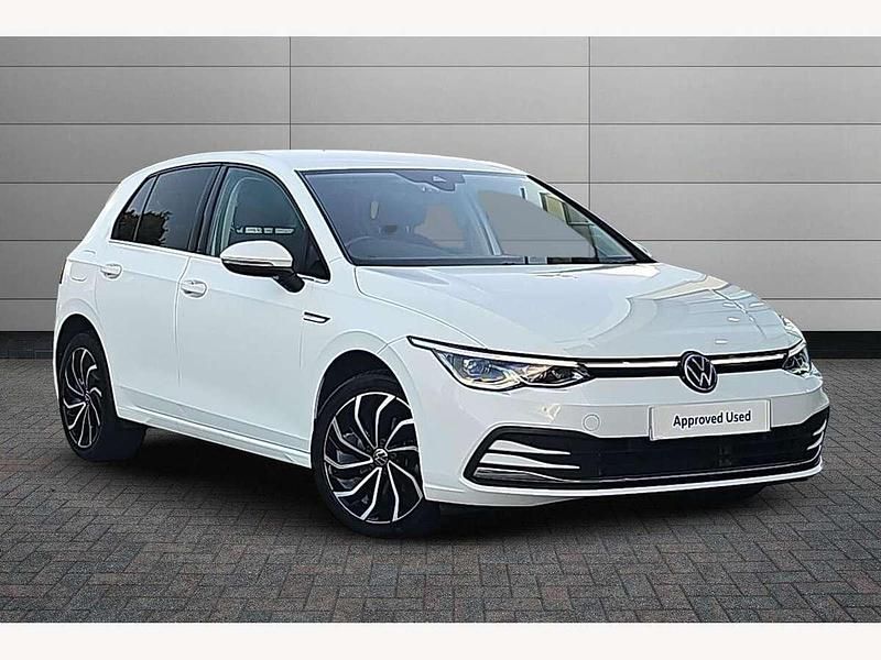 Pure white Used 2023 VW Golf VIII Edition Hatchback | £22,850 (A bit pricey) - Image 1/4