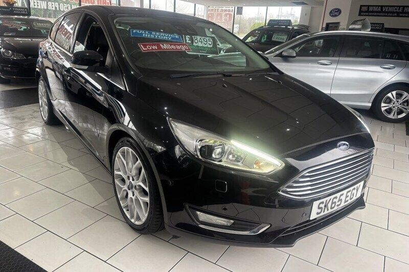 Black Used 2015 Ford Focus Titanium X Hatchback | £8,495 (Fair price) - Image 1/1