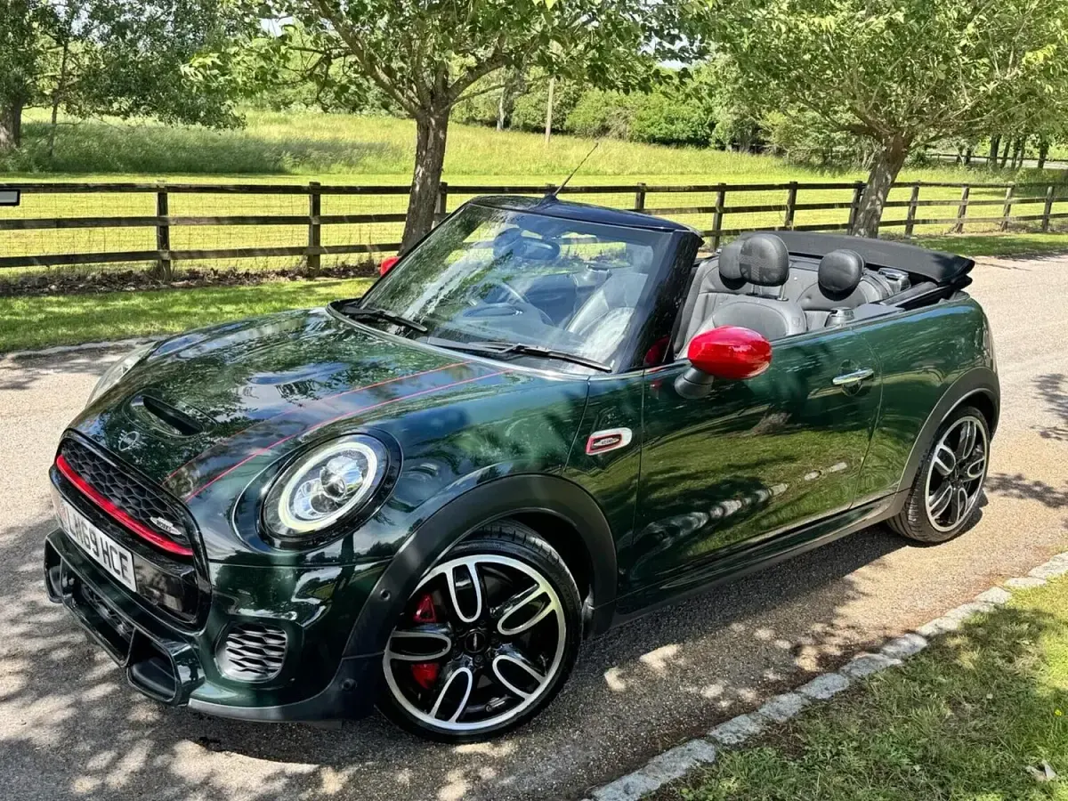 Used Mini John Cooper Works Cabriolet 2019 Green Cabriolet