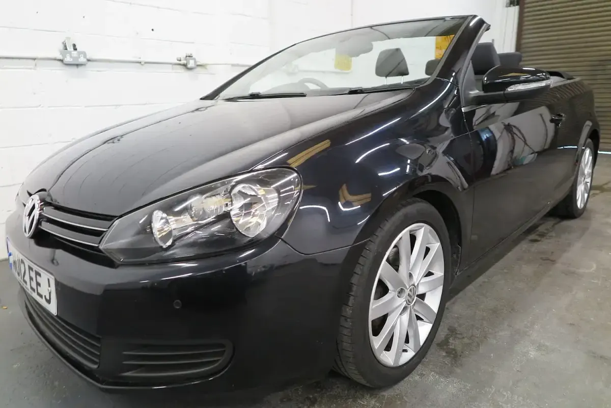 Used VW Golf Cabriolet S 105 HP (77 kW) 2012 Black Cabriolet