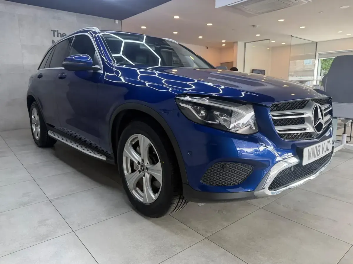 Used Mercedes GLC220 2018 Blue Estate