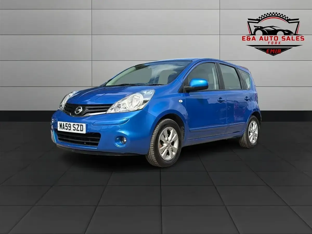Used Nissan Note Acenta 110 HP (80 kW) 2009 Blue Hatchback