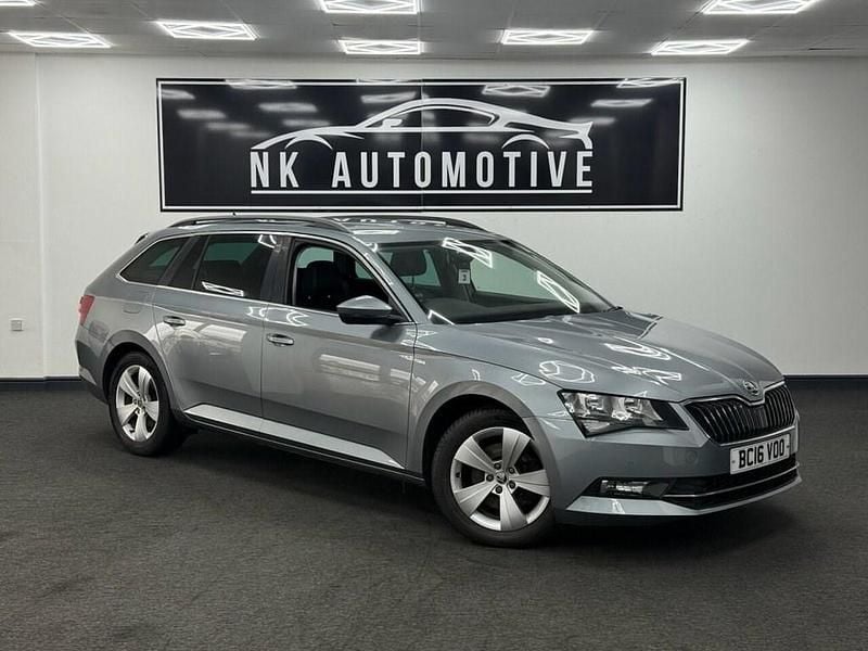 Grey Used 2016 Skoda Superb Business Line Estate | £11,290 (Good price) - Image 1/4