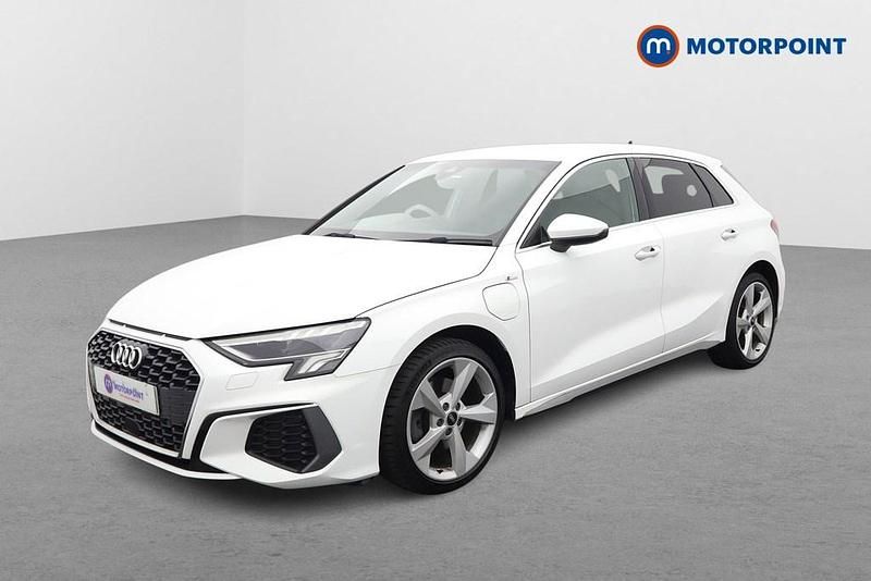 Used Audi A3 e-tron S-Line 2021 White Hatchback