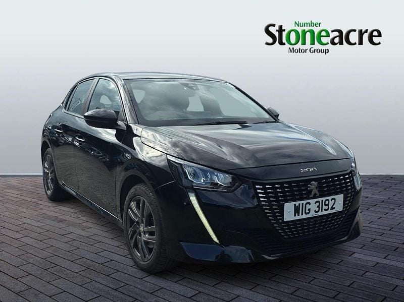 Black Used 2022 Peugeot 208 Active Premium Hatchback | £9,995 (Good price) - Image 1/2