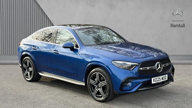 Used Mercedes GLC220 AMG Line Premium 197 HP (144 kW) 2025 Blue Coupe