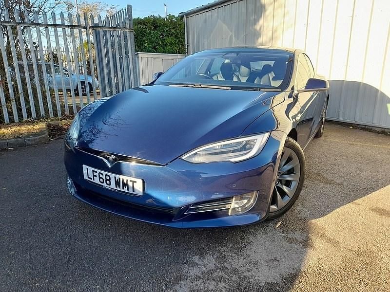 Used Tesla Model S 386 kW (525 HP) 2018 Blue Hatchback