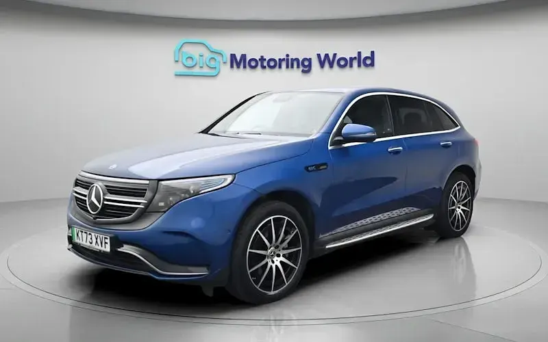 Used Mercedes EQC400 AMG line 300 kW (408 HP) 2023 Blue SUV