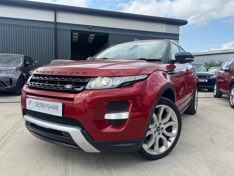 Red Used 2013 Land Rover Range Rover evoque Dynamic Estate | £9,295 (Good price) - Image 1/4