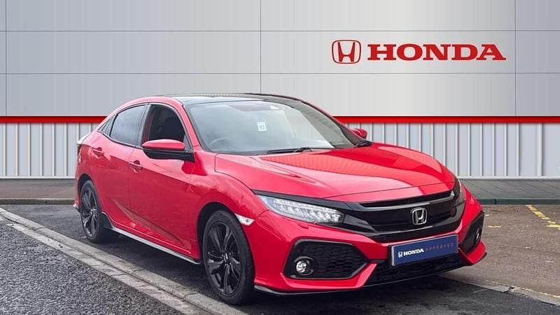 Red Used 2019 Honda Civic Sport Plus Hatchback | £16,964 (Fair price) - Image 1/3