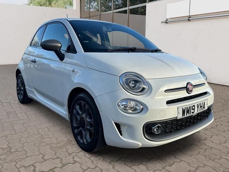 White Used 2019 Fiat 500 S Hatchback | £4,395 (Super price) - Image 1/4