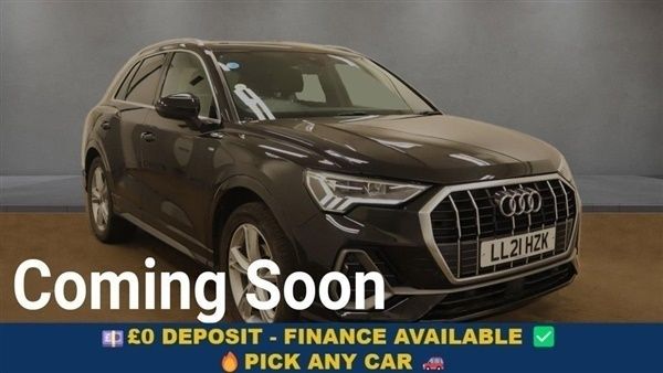 Black Used 2021 Audi Q3 S-Line SUV | £20,249 (Fair price) - Image 1/4
