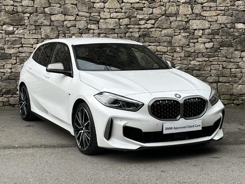 Used BMW M135 Shadowline 302 HP (222 kW) 2023 White Hatchback