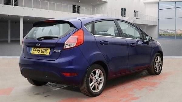 Used Ford Fiesta Zetec 2015 Blue Hatchback