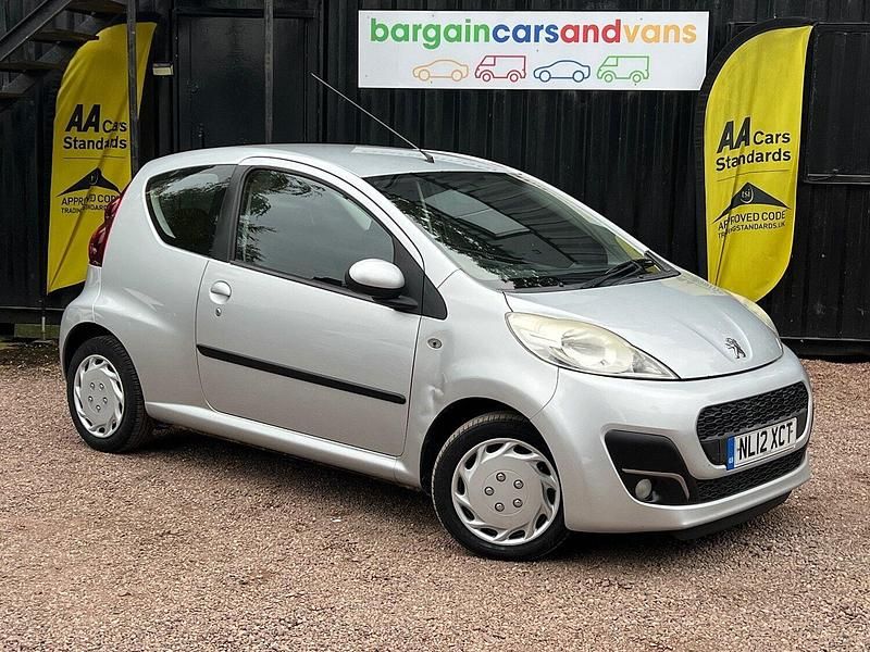 Silver Used 2012 Peugeot 107 Active Hatchback | £1,475 (Fair price) - Image 1/3