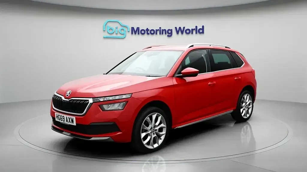 Used Skoda Kamiq SE L 115 HP (84 kW) 2019 Red SUV