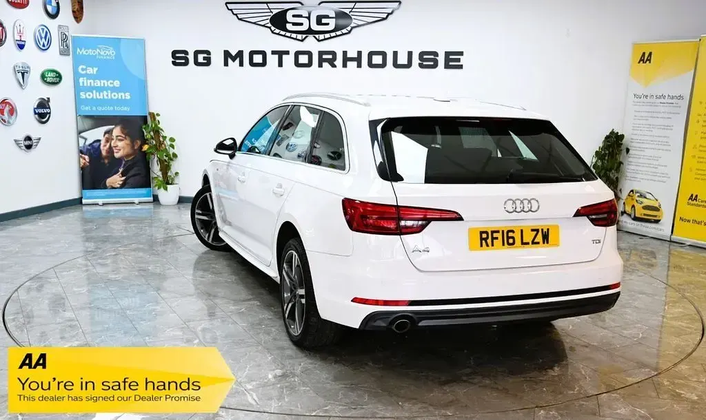 Used Audi A4 S-Line 150 HP (110 kW) 2016 White Estate