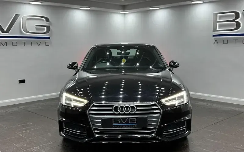 Used Audi A4 S-Line 150 HP (110 kW) 2018 Black Sedan