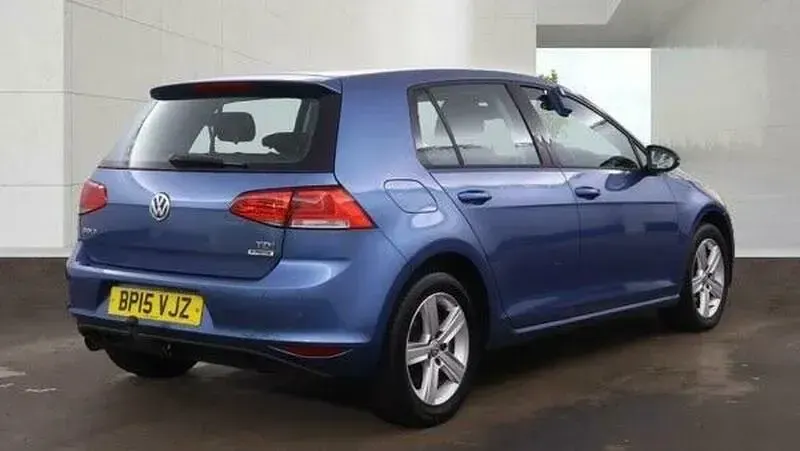 Used VW Golf VII Match 2015 Blue Hatchback