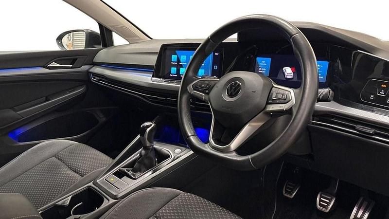 Used VW Golf VII Active 110 HP (80 kW) 2021 Black Hatchback