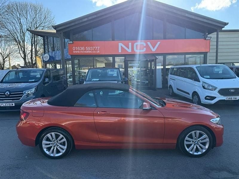 Used BMW 218 Sport Line 2017 Orange Cabriolet