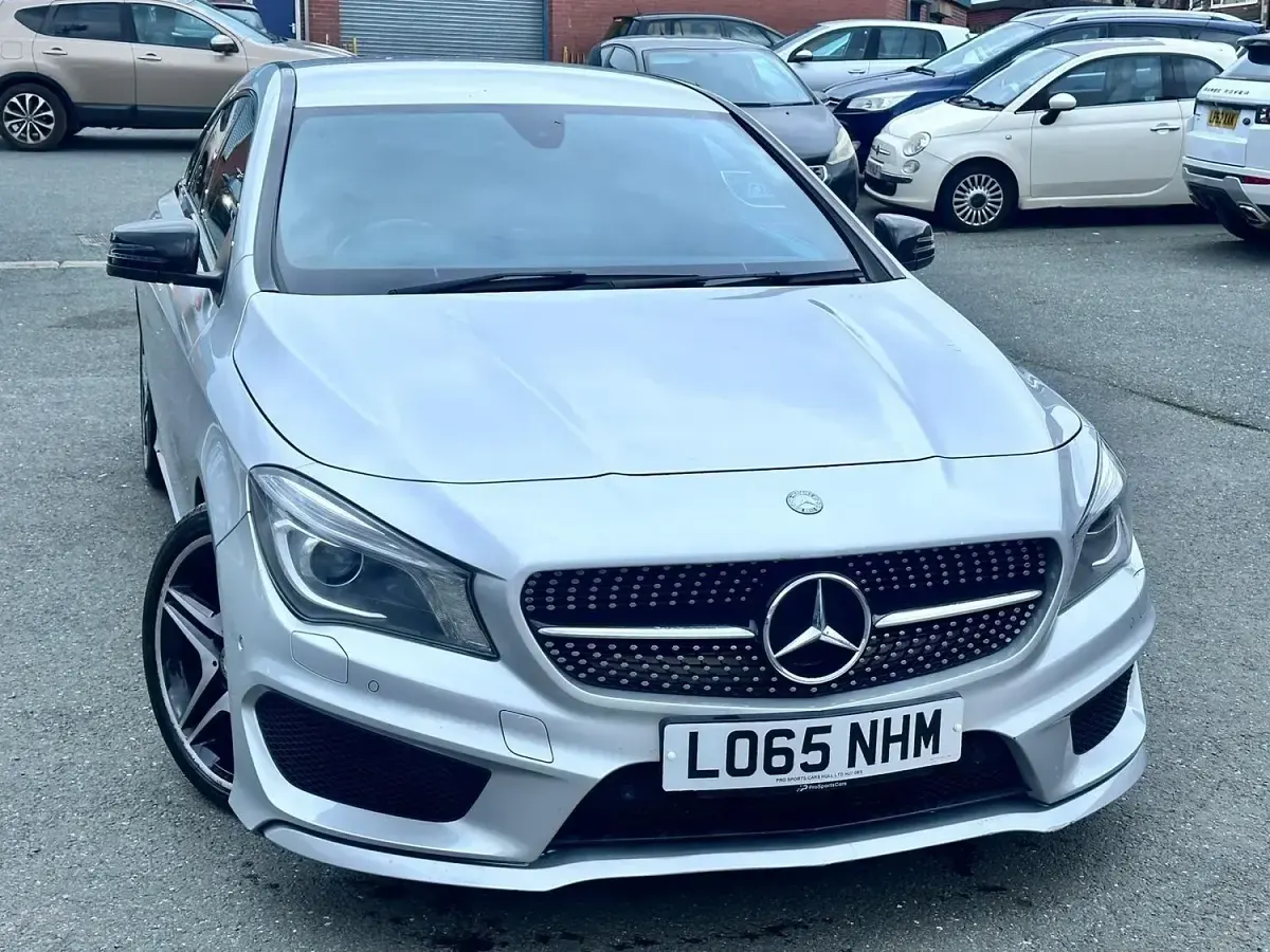 Used Mercedes CLA220 AMG 177 HP (130 kW) 2015 Silver Coupe
