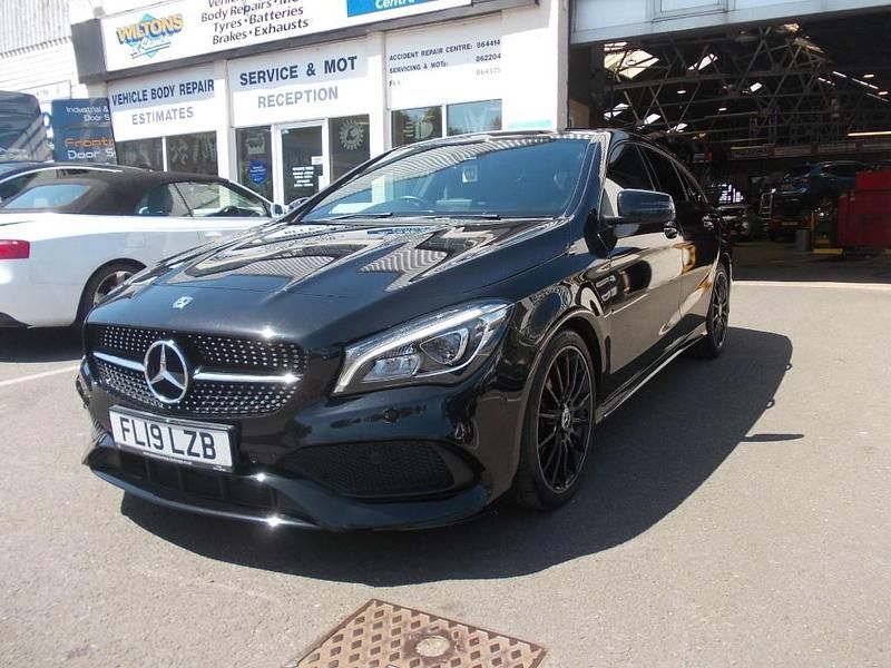 Used Mercedes CLA220 AMG line 170 HP (125 kW) 2019 Black Sedan