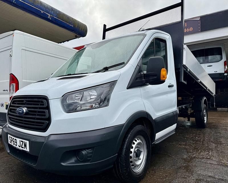 Used Ford Transit 130 HP (95 kW) 2019 White Cabriolet