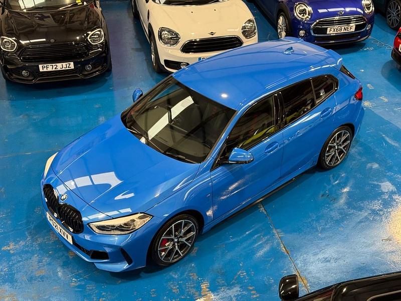 Blue Used 2021 BMW 128 M Sport Hatchback | £21,750 (Good price) - Image 1/4