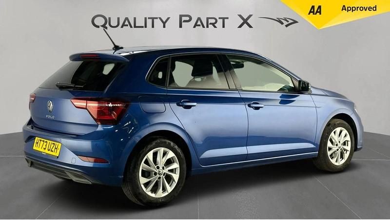 Used VW Polo Style 95 HP (69 kW) 2024 Blue Hatchback