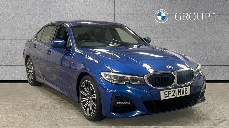 Portimao blue Used 2021 BMW 320 M Sport Sedan | £24,250 (Fair price) - Image 1/4