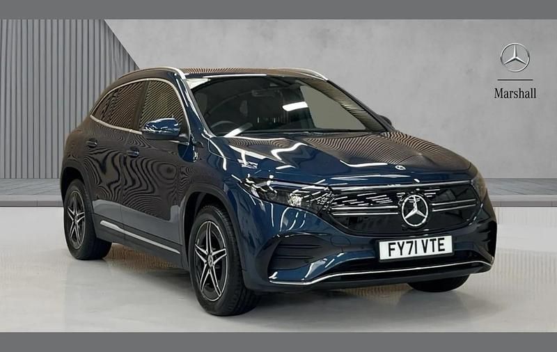 Blue Used 2021 Mercedes EQA350 AMG line SUV | £22,780 (Fair price) - Image 1/4