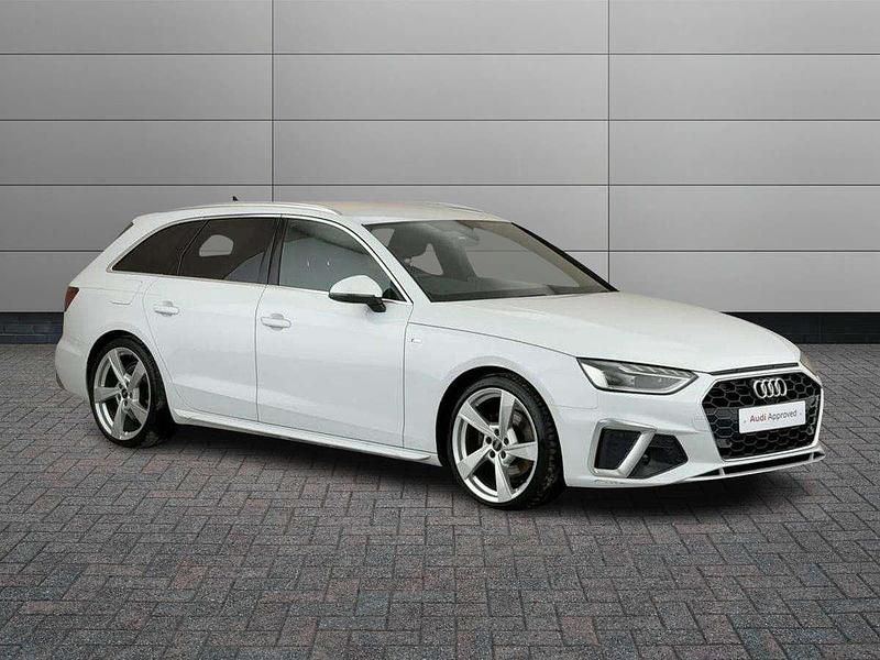White Used 2023 Audi A4 S-Line Estate | £28,991 (A bit pricey) - Image 1/4