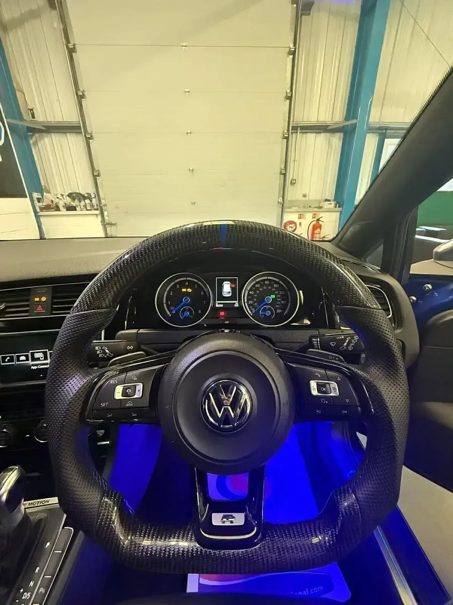 Used VW Golf VII R 400 HP (294 kW) 2016 Blue Hatchback