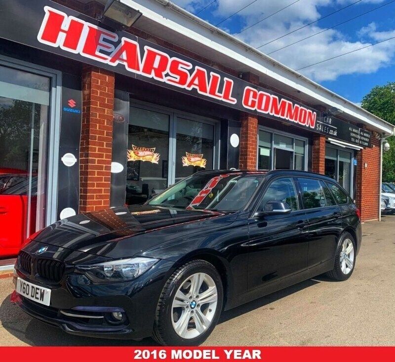 Black Used 2016 BMW 318 Sport Line Estate | £6,500 (A bit pricey) - Image 1/4
