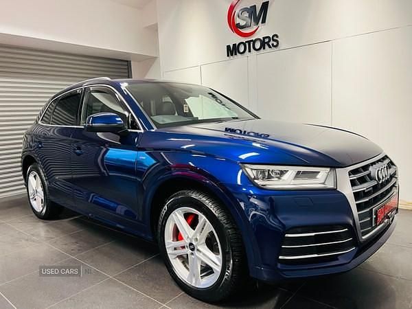 Used Audi Q5 S-Line 190 HP (139 kW) 2019 Blue SUV