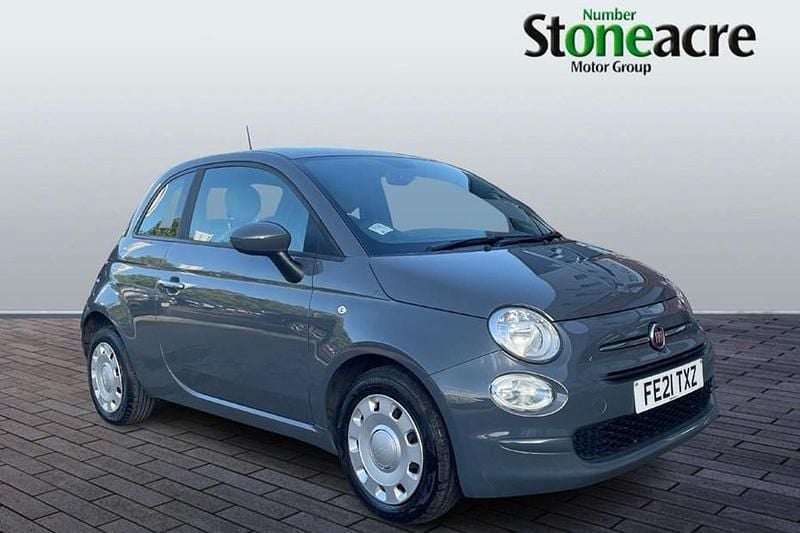 Grey Used 2021 Fiat 500 Pop Hatchback | £7,500 (Good price) - Image 1/1