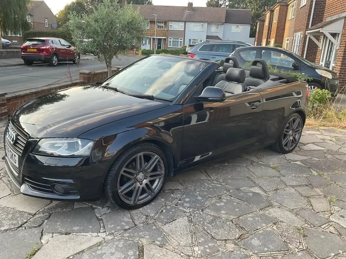 Used Audi A3 Cabriolet Black Edition 160 HP (117 kW) 2009 Black Cabriolet