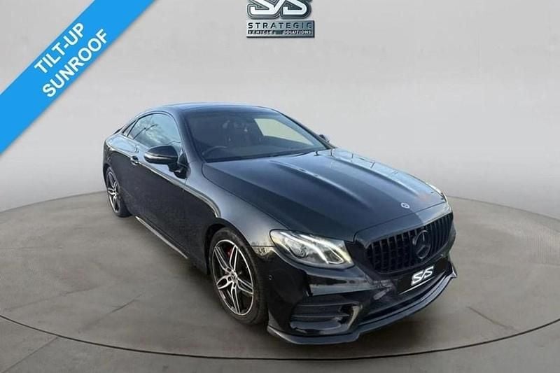 Used Mercedes E220 AMG line 194 HP (142 kW) 2018 Black Coupe