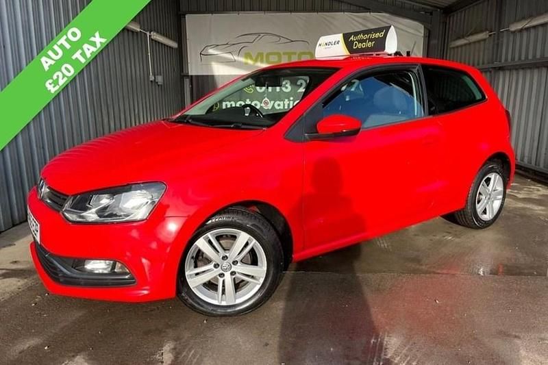 Red Used 2016 VW Polo Match Hatchback | £9,890 (Fair price) - Image 1/1