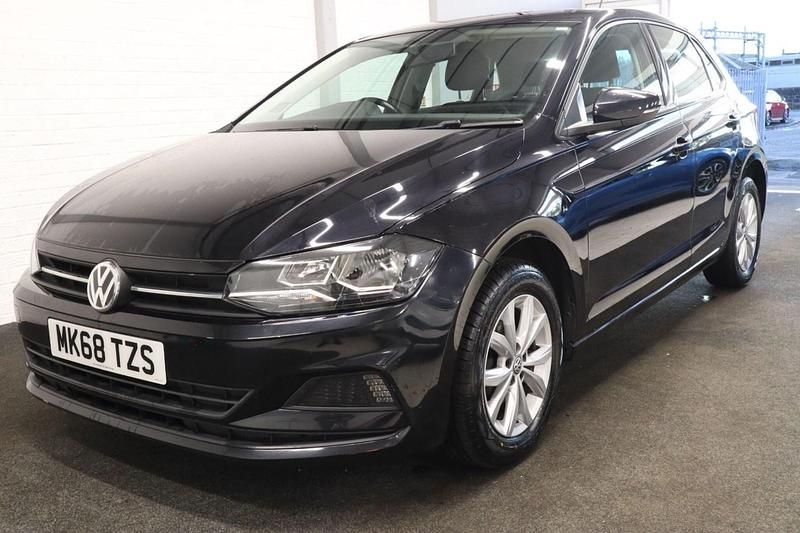 Black Used 2018 VW Polo SE Hatchback | £9,300 (Fair price) - Image 1/4