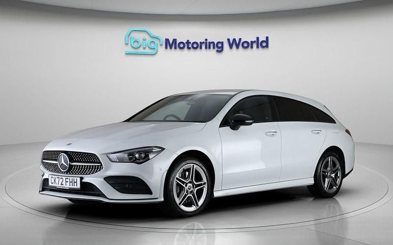 Used Mercedes CLA250e Shooting Brake AMG line 259 HP (190 kW) 2022 White Estate