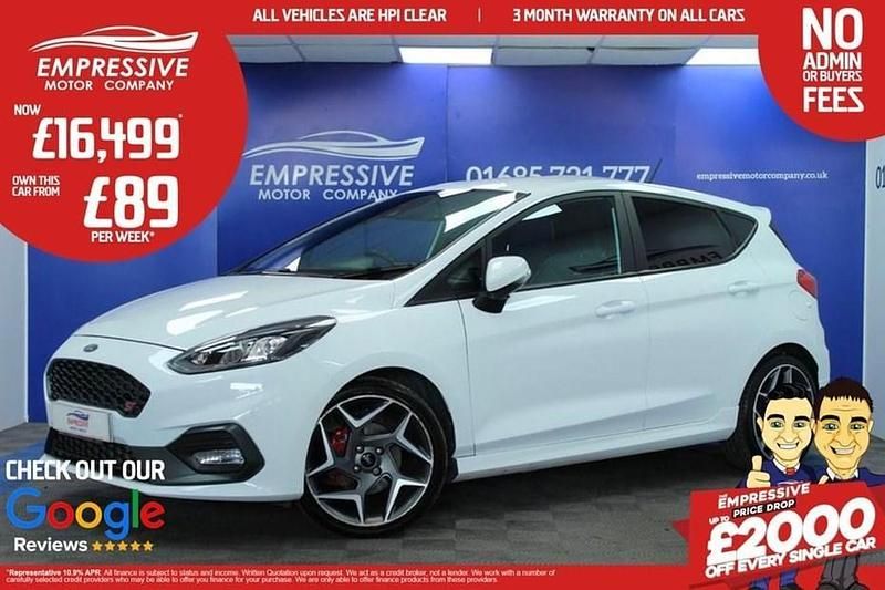 White Used 2019 Ford Fiesta ST Hatchback | £16,499 (Fair price) - Image 1/1