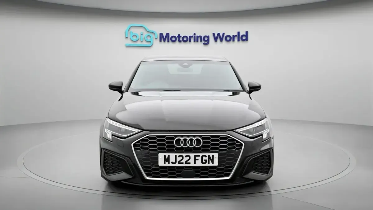 Used Audi A3 S-Line 110 HP (80 kW) 2022 Black Sedan