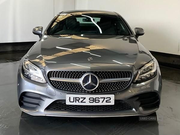 Used Mercedes C220 AMG line 2019 Grey Coupe